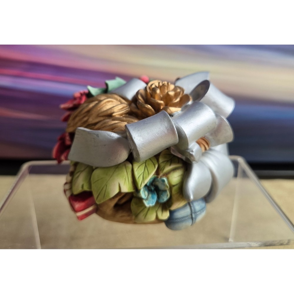 HARMONY KINGDOM Lord Byron's Bouquets "Christmas Bouquet", Vintage w/ Box - Picture 3 of 10